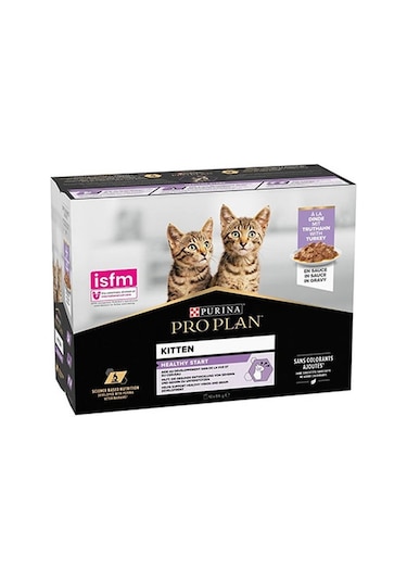 Pro Plan Kitten Pouch Hindili Yavru Kedi Maması 10 x 85 G
