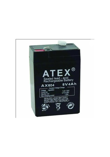 Atex Ax604 6V4Ah Akü