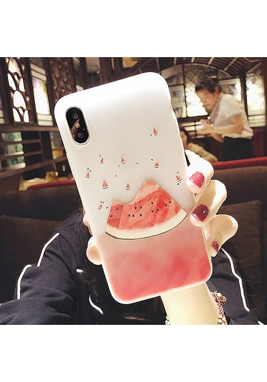 Suofeng Karpuz Desenli İphone Kılıfı, Yumuşak Tpu, Tam Koruma, Kaymazsız Tutuş, Ultra İnce, İphone 11/11pro/xs/6s Uyumlu