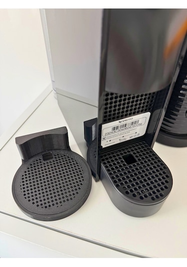 Nespresso Bardak Altlığı 10 Cm Düşük Profil Su Damlama Haznesi Siyah