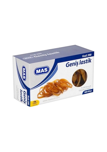 Mas 390 Geniş Ambalaj Lastiği 50Gr