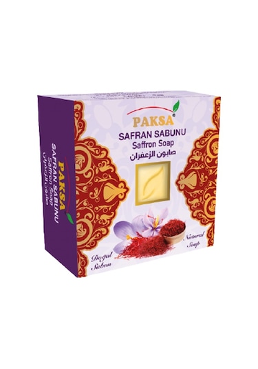 Paksa Katı Safran Bitkisel Sabunu 1 Adet