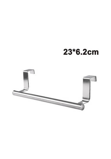 Banyo Ve Mutfak İçin Kancalı Modern Havlu Askısı, Dolap Üstü Fırçalanmış Paslanmaz Çelik Havlu Askısı 23 6,2 İnç Diğer