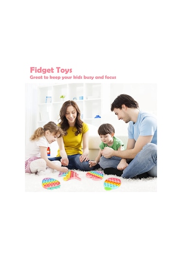 Springsun Stres Azaltıcı Pop Oyuncağı - Otizm, Dikkat Eksikliği Ve Kaygı İçin Silikon Patlatma Oyuncağı