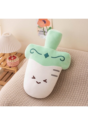 Jian Fan Yastık Kanepe Başucu Yastığı Ofis Siesta Yastık - Mor Mor