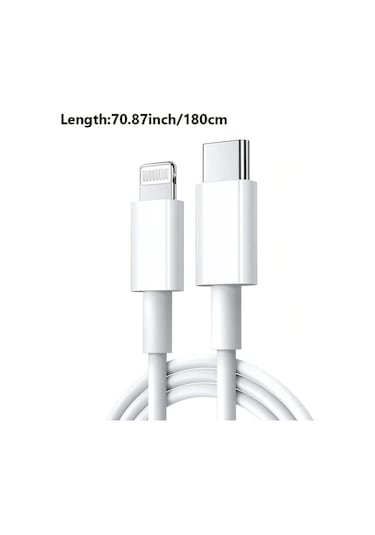 Honeybeeshop Tekgene C Tipi Yıldırım 1 8 M 30w Pd Hızlı Şarj Kablosu Mfi Sertifikalı Lightning Usb C İphone 14 13 12 11 Pro Max X 7 6 Plus Se Uyumlu