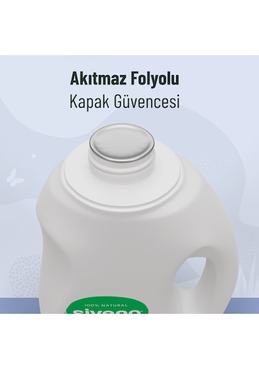 Siveno %100 Doğal Çamaşır Sabunu %100 Bitkisel Deterjan Kendinden Yumuşatıcılı Konsantre Vegan 750 ML