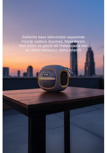 Torima D90 Bluetooth Taşınabilir Hoparlör Gri