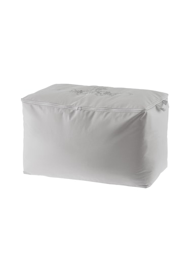 Çiçek Desen Baskılı Hurç - Gri - 64x41x35 Cm 8684427121535 Gri