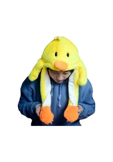 Led Işıklı Yumuşak Sıcak Tavşan Şapkası, Zıplama Şapkası - Perfe Diğer