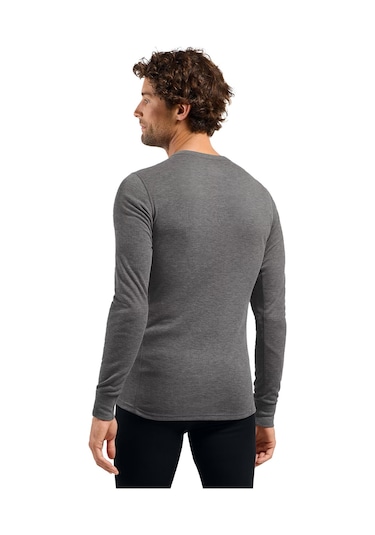 Odlo Odlo Active Warm Bl Top Crew Neck L/s Erkek Gri İçlik Üst 5504 Gri