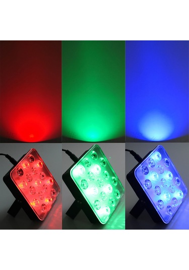 Konesam Rgb Led Sahne Işığı 17 Led'li Kırmızı 7+yeşil 5+mavi 5 Ses Kontrollü, Otomatik Ve Stroboskop Modları, Kumandalı Usb Plastik Tipi - Bar, Düğün, Gösteri Işığı Diğer
