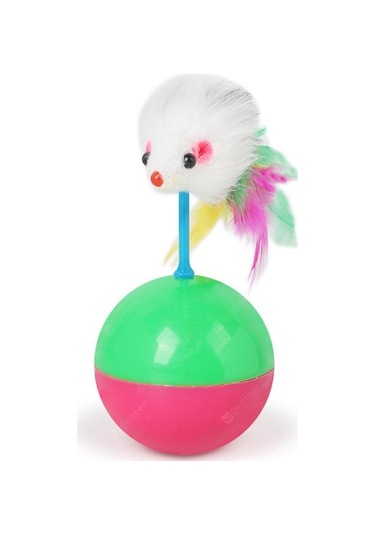 Kedi Oyuncağı Evcil Hayvan Oyun Kedi Oyun Topu Fareli Hacı Yatmaz