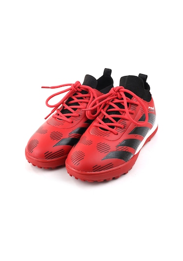 Cool Neymar Erkek Çocuk Çoraplı Halı Saha Spor Ayakkabı Kırmızı