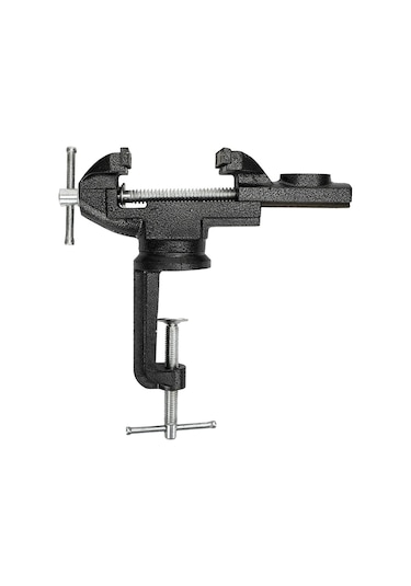 Steiner 60 Mm Dönerli Örslü Mini Masa Ve Tezgah Mengenesi Siyah