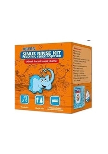 Abfen Sinus Rinse Pediatric Kit Yedek Poşetler 50 Adet