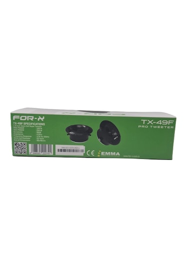 For-x Dome Tweeter 10cm - Pro 200w 100 Rms Tiz - For-x Tx-49f 10cm Dome Tweeter