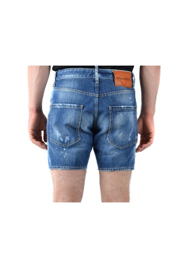 Dsquared2 Denim Jeans Short Mavi