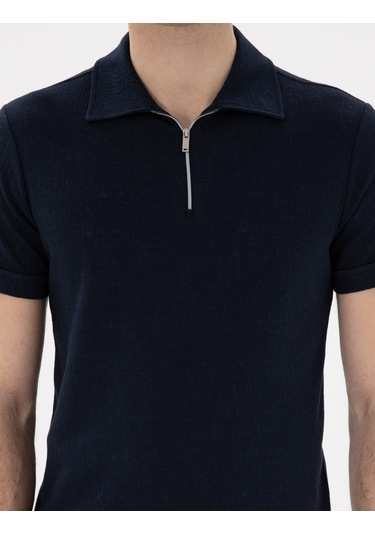 Pierre Cardin Erkek Lacivert Tişört 50302586-vr033 Lacivert