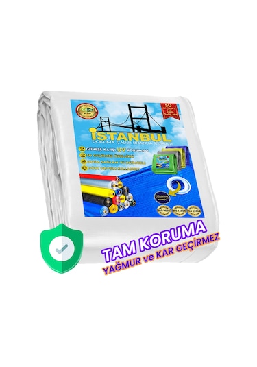 İstanbul Pe Branda - 150 Gr/m2 Beyaz