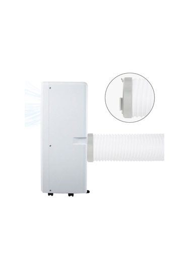 Reedark Taşınabilir Klima Boru Bağlantısı 130mm - Isı Yalıtımılı Pencere Sızdırmazlık Tabanı - Abs/pp Malzeme