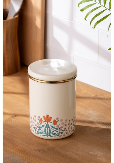 Emsan Hasbahçe Büyük Boy Emaye Kavanoz