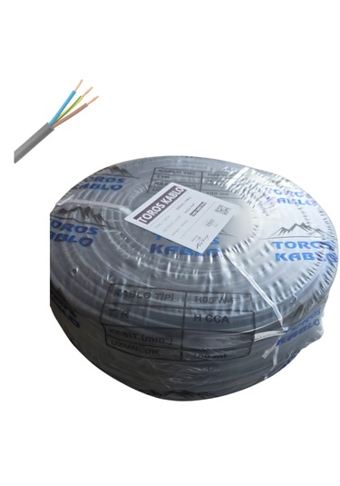 Toros Kablo Ttr 3 X 2.5mm² Cca Kablo H05 W-f 100 Metre
