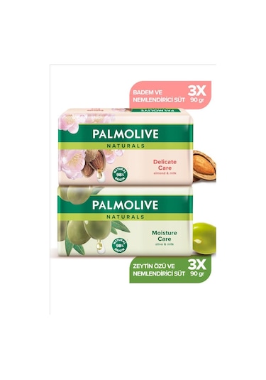 Palmolive Katı Sabun Badem & Zeytin 6x90 Gr Badem