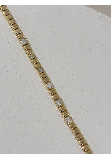 Xuping Gold Kare Kesim Bileklik Altın