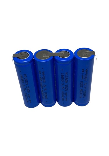 Micron 18650 1200 mAh 14.4V Uyumlu Li-Ion Şarj Edilebilir Pil Grubu