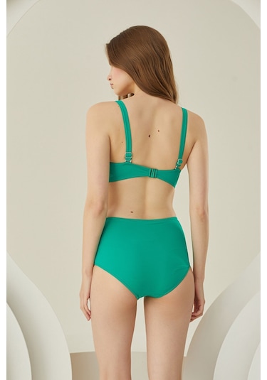 Loya Kadın Yeşil Beauty From Straplez Tek Üst Bikini