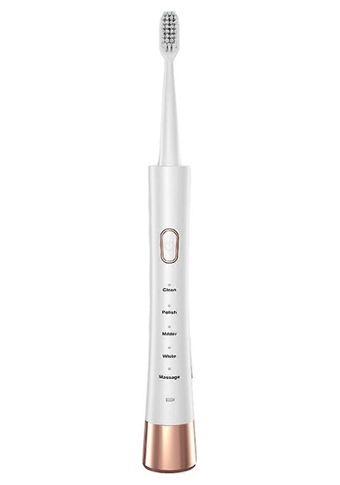 Yetişkinler Çocuklar İçin Elektrikli Diş Fırçası 32000vpm 6 Fırça Başlığı 5 Modlu Elektrikli Diş Fırçası Şarj Edilebilir Pilli Diş Fırçası Adwhite İçin