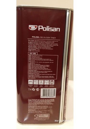 POLİSAN POLİSEL TİNER 3L
