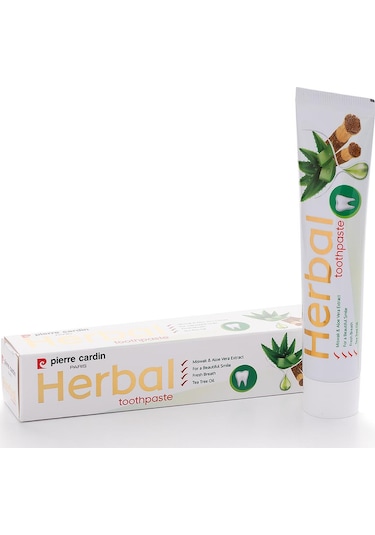 Pierre Cardin Aloe Vera & Misvak & Çay Ağacı Özlü Bitkisel Diş Macunu - 75 ML