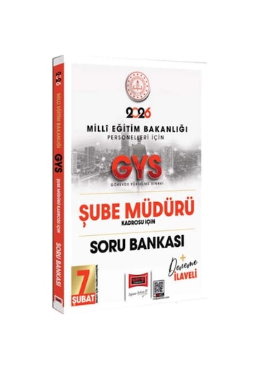 Yargı Yayınları 2026 Meb Personelleri İçin Gys Şube Müdürü Kadrosu İçin Deneme İlaveli Soru Bankası