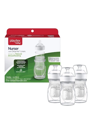 Playtex Baby Anti-kolik Biberon Seti, 118ml ,3 Adet 15 Liners