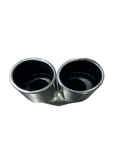Krom 2 Li Elips Model 90mm Egzoz Ucu