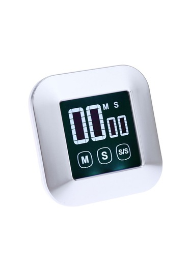 Symbee Büyük Lcd Dokunmatik Ekranlı Mutfak Zamanlayıcı, Manyetik Ve Geri Çekilebilir Ayaklı, Yüksek Sesli Alarm, Geri Sayım Ve Saklama Fonksiyonu, Abs Malzeme