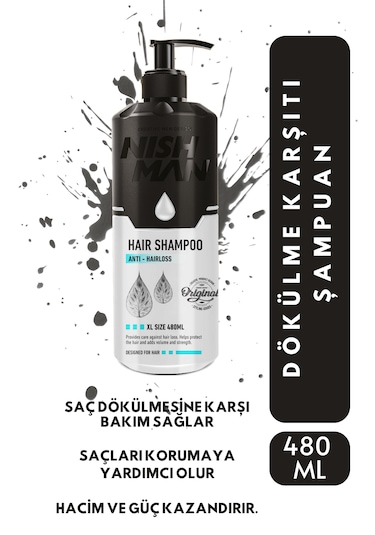 Nıshman Dökülme Karşıtı Şampuan Antı-haırloss 480 Ml