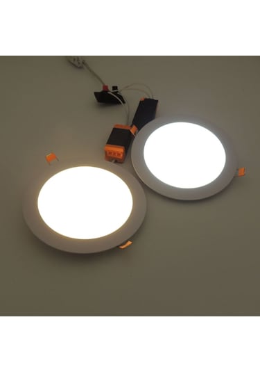 Sıva Altı Slim Led Panel Armatür Trafolu 3/6/9/12/16/20/25W 2Renk Beyaz