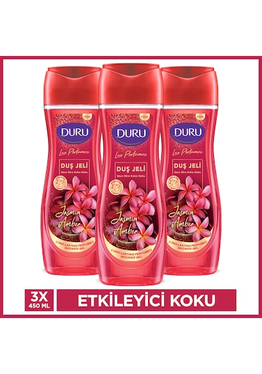 Duru Lux Perfumes Jasmin Amber Duş Jeli 3 x 450 ML