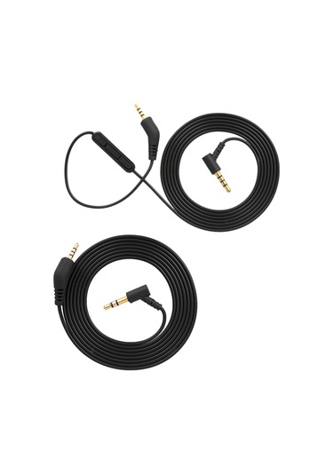 Springsun Bose Qc3 Kulaklık İçin Telsiz Kontrollü Ses Kablosu - Mikrofonlu, Ses Düzeyi Ayarlı, Siyah Tpe Materyal, 150cm Uzunluk