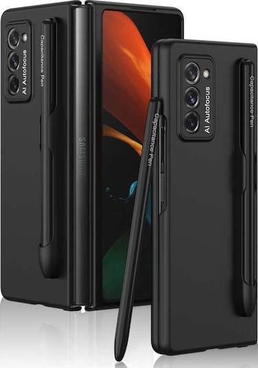 Galaxy Z Fold 2 Kılıf Zore Espen Kalem Bölmeli Kılıf