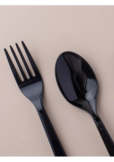 Yuti Shop Çatal Ve Bıçak Takımı Tek Kullanımlık Plastik Set 257312183 Diğer