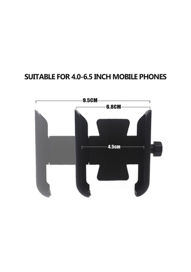 Fortunelane Motosiklet Aynası Cep Telefonu Tutucu Gsp Handbar Stand Braketi Honda Goldwing 1800 Gümüş-kırmızı Gümüş - Kırmızı