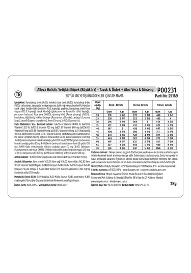 Alleva Holistik Tavuk & Ördek Tahılsız Maxi Irk Yetişkin Köpek Maması 2 Kg