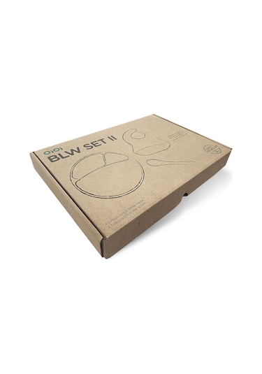 Oioi Blw Silikon Beslenme Seti II Bordo