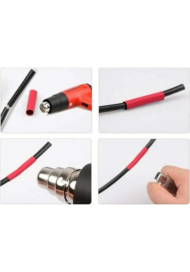 Kvt Kırmızı Çekmeli Tüp Ø16/8 Mm Termoçekme Kılıfı 204228226