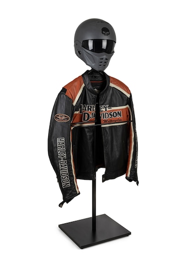 Biker Butler Kask Askılı Metal Dilsiz Uşak Motosiklet Tutkunlarına Özel Siyah1