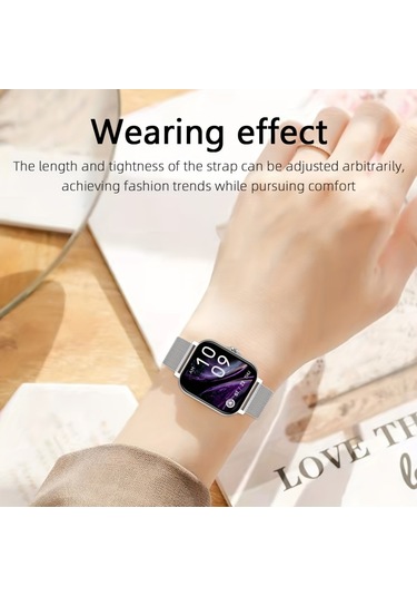 Geeroyoo JZR-GY Nabız Çift Kayışlı Telefon Takipçi Siyah Akıllı Saat (İthalatçı Garantili)